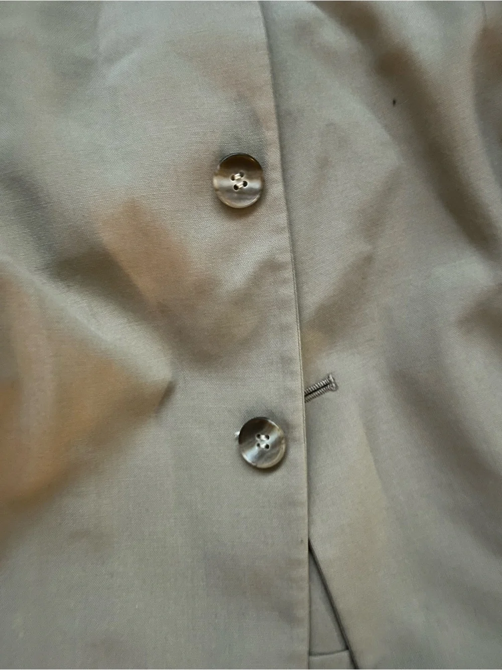 Stafford Light Beige Single-Breasted Sport Coat